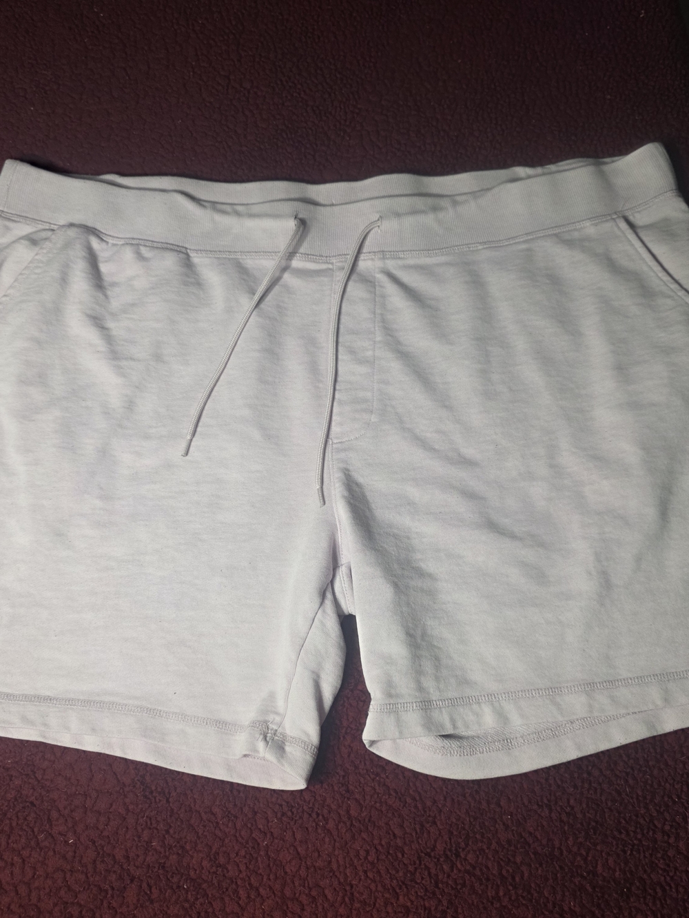 Original Use Men’s Pale Pink Athletic Drawstring Sweat Shorts, XXL